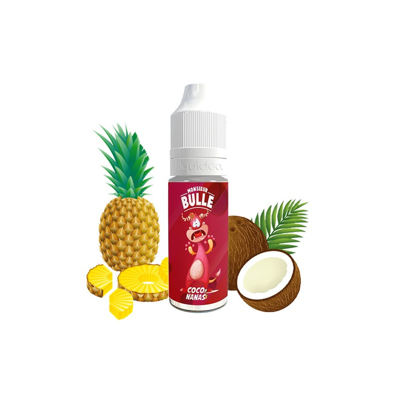 Coconanas 10ml Monsieur Bulle by Liquideo (15 pièces)