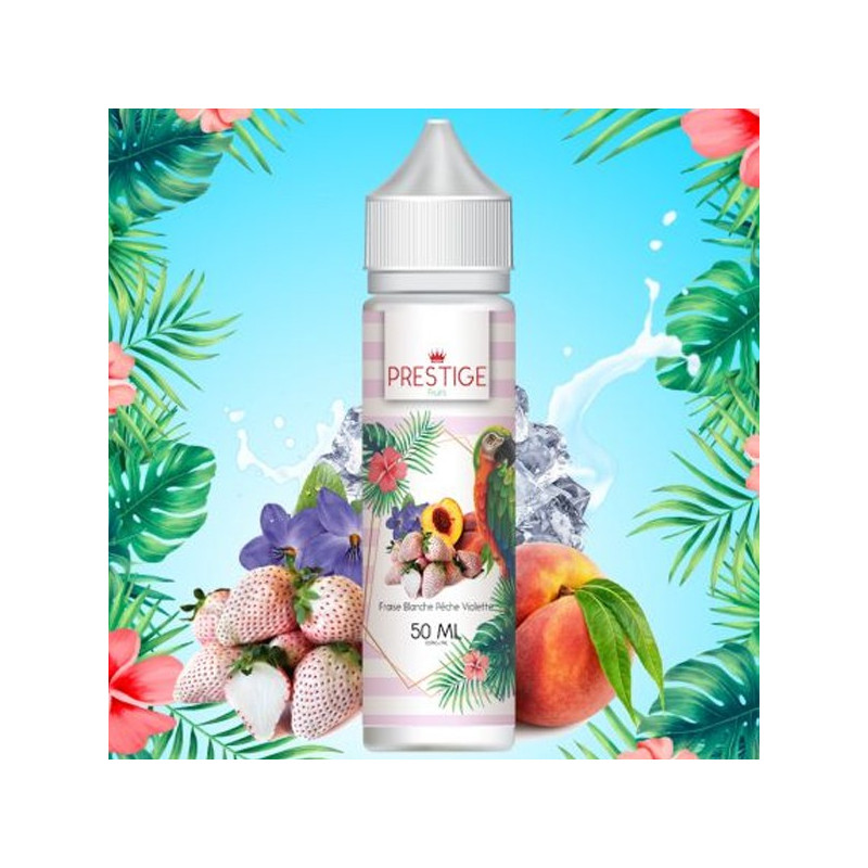 Fraise Blanche, Pêche, Violette 50ml Prestige Fruits