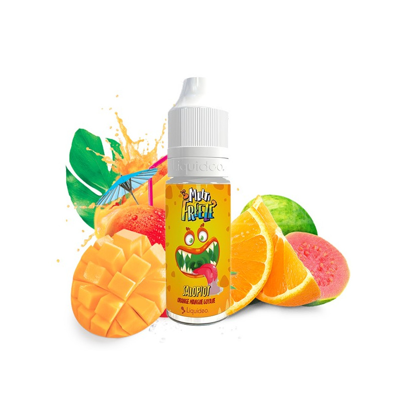 Salopiot - Orange Mangue Goyave 10ml Multi Freeze by Liquideo (15 pièces)