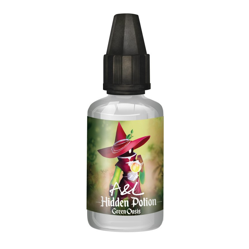 Concentré Green Oasis 30ml Hidden Potion by Arômes et Liquides (5 pièces) Concentré Green Oasis 30ml Hidden Potion by Arômes et Liquides (5 pièces)