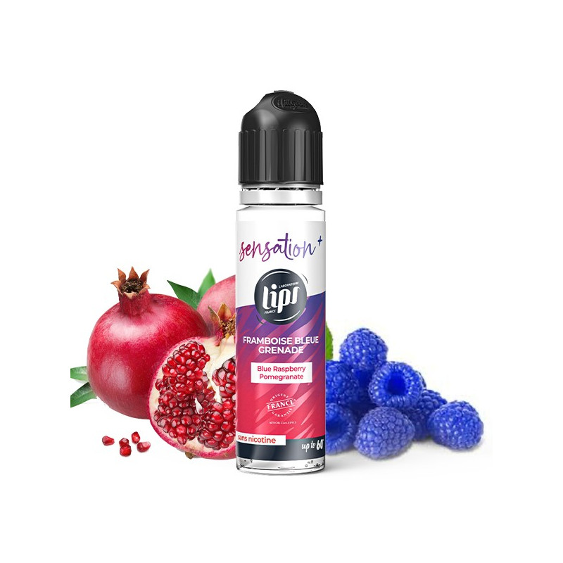 Framboise Bleue Grenade 50ml Sensastion + Le French Liquide