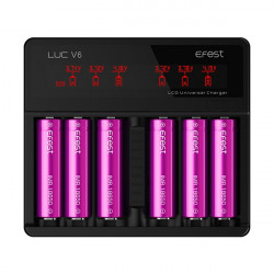 Chargeur LucV6 Efest Chargeur LucV6 Efest