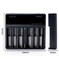 Chargeur LucV6 Efest Chargeur LucV6 Efest