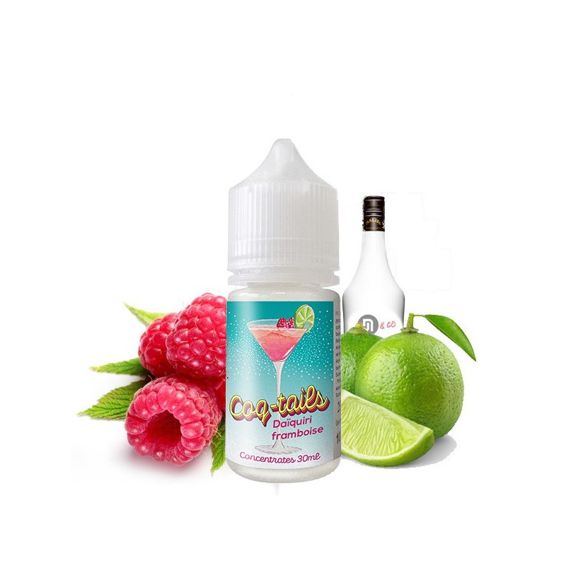 Concentré Daïquiri Framboise 30ml Coq-Tails by Le Coq qui Vape (5 pièces)