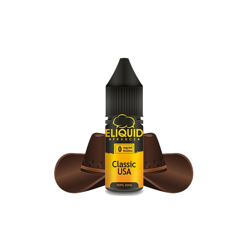 Classic USA 10ml Eliquid France (10 pièces)