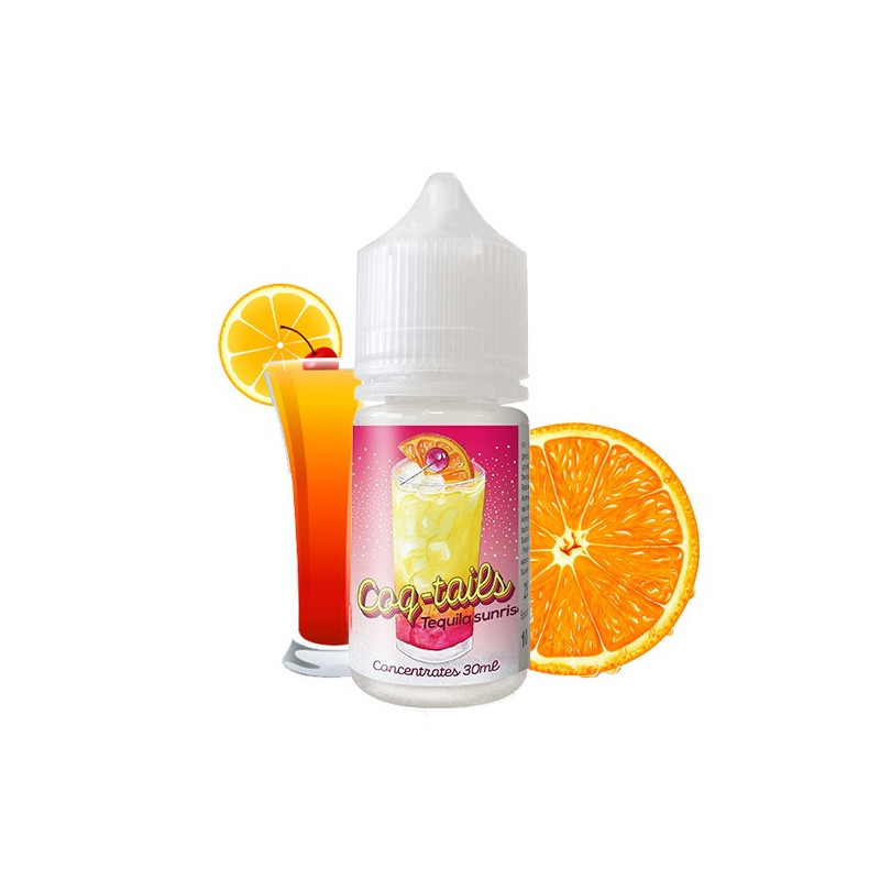 Concentré Tequila Sunrise 30ml Coq-Tails by Le Coq qui Vape (5 pièces)