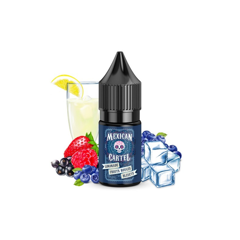 Concentré Limonade Fruits Rouges Bleuets 10ml Mexican Cartel (10 pièces)