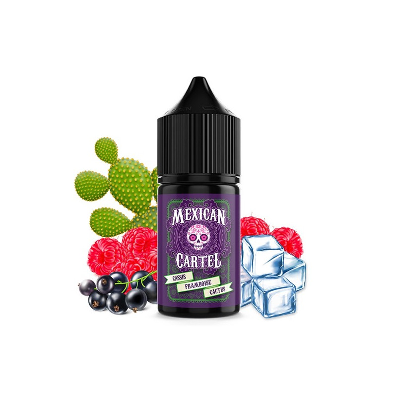 Concentré Cassis Framboise Cactus 30ml Mexican Cartel (5 pièces)