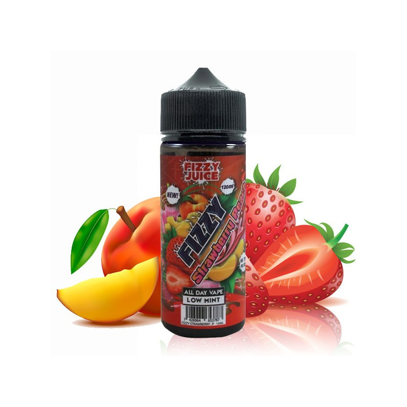 Strawberry Peach 100ml Fizzy Juice