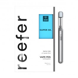 Kit Reefer Vape Pen CBD avec Super Skunk Marie Jeanne