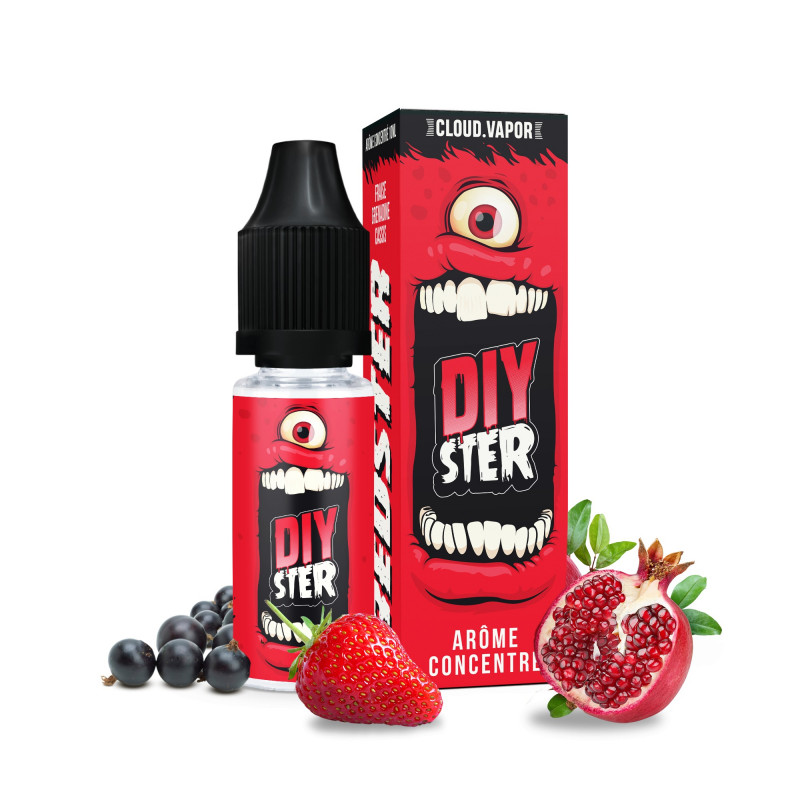 Concentré Redster 10ml DiYsTER by Cloud Vapor (12 pièces)