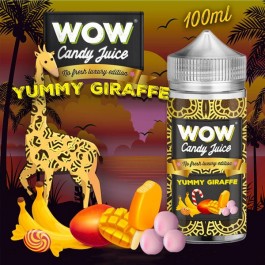 Yummy Giraffe No Fresh 100ml WOW Candy Juice by Made in Vape