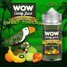 Sweet Toucan No Fresh 100ml WOW Candy Juice by Made in Vape