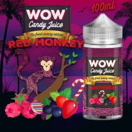 Red Monkey No Fresh 100ml WOW Candy Juice by Made in Vape