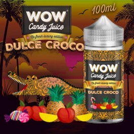 Dulce Croco No Fresh 100ml WOW Candy Juice by Made in Vape