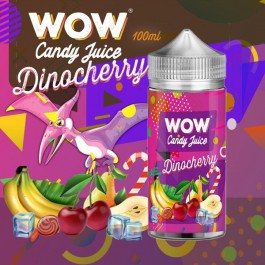 Dinocherry 100ml WOW Candy Juice by Made in Vape