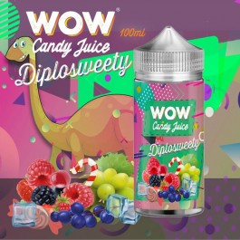 Diplosweety 100ml WOW Candy Juice by Made in Vape