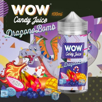 DragonoBomb 100ml WOW Candy Juice - Made in Vape