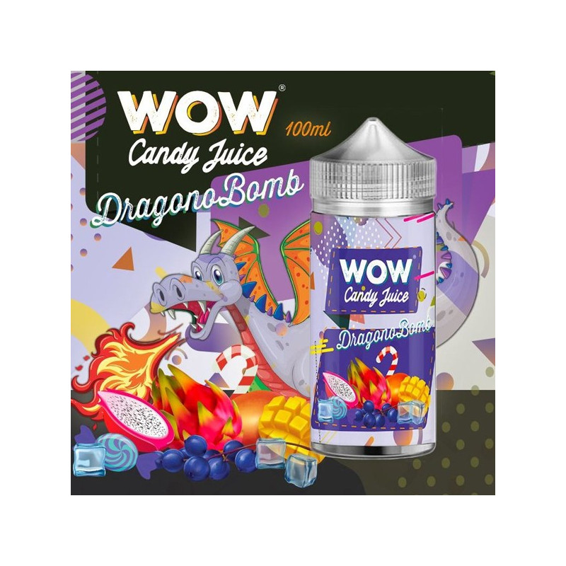 DragonoBomb 100ml WOW Candy Juice by Made in Vape