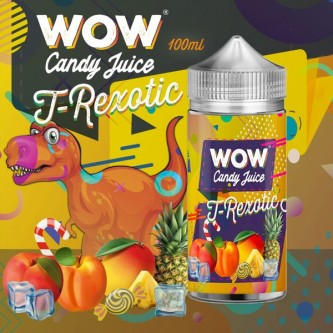 T-Rexotic 100ml WOW Candy Juice - Made in Vape