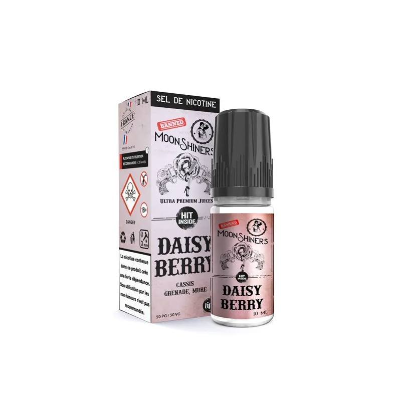 Moon Shiners : Daisy Berry Salt 10ml Le French Liquide (6 pièces)