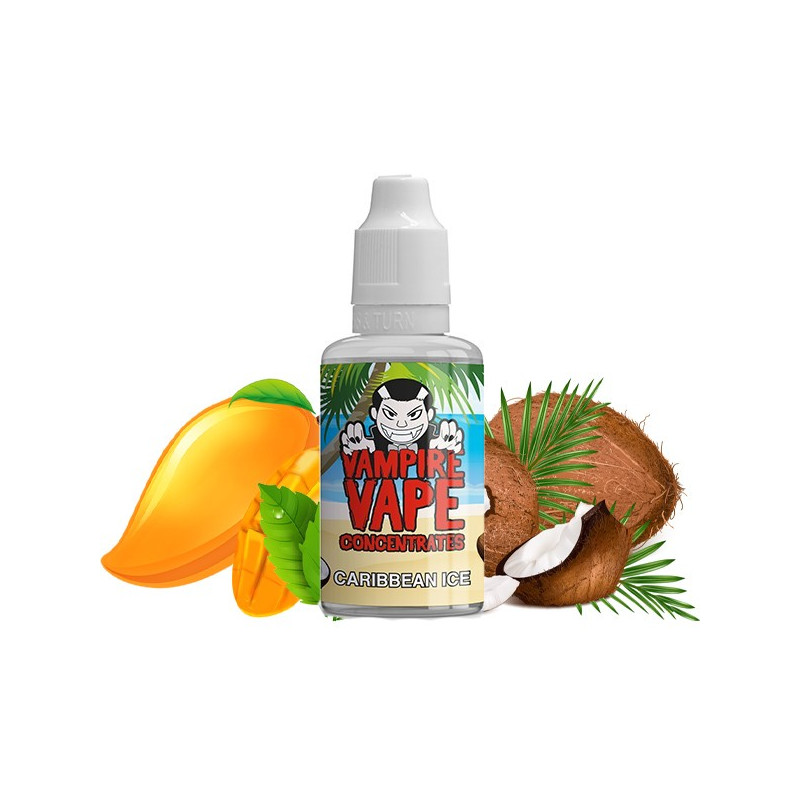 Concentré Caribbean Ice 30ml Vampire Vape (5 pièces)