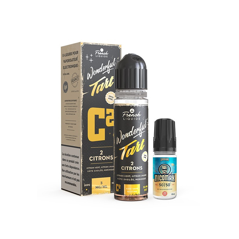 Kit Easy2Shake 2 Citrons 60ml Wonderful Tart by Le French Liquide