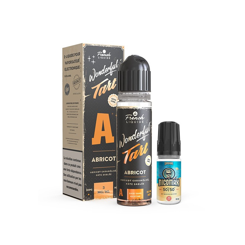 Kit Easy2Shake Abricot 60ml Wonderful Tart by Le French Liquide