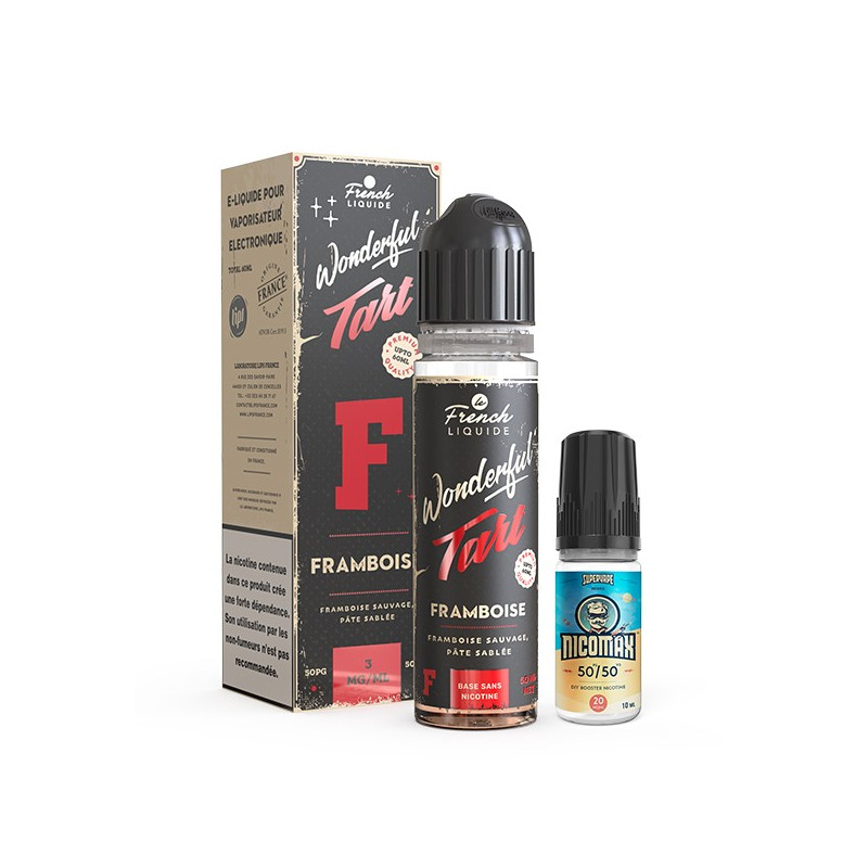 Kit Easy2Shake Framboise 60ml Wonderful Tart by Le French Liquide