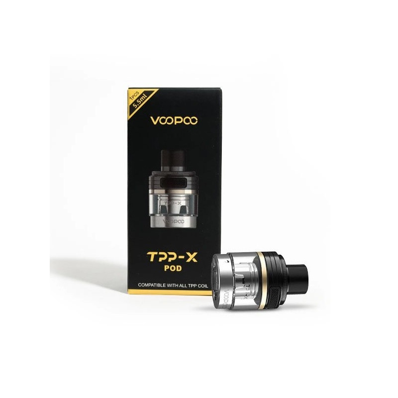 Pod de remplacement TPP-X 5.5ml Voopoo Pod de remplacement TPP-X 5.5ml Voopoo