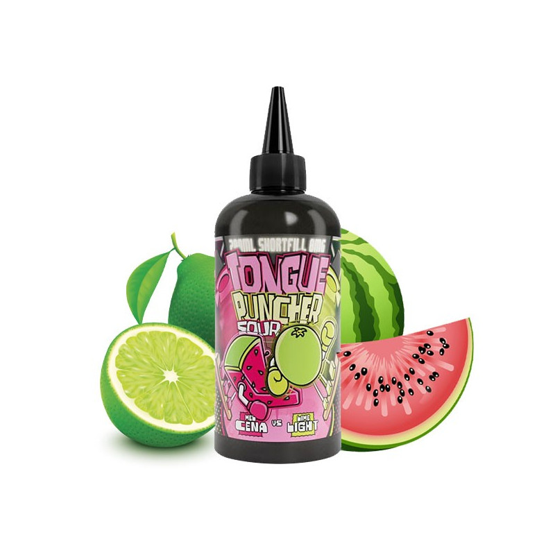 Watermelon & Lime Sour 200ml Tongue Puncher by Joe's Juice (dropper inclus)