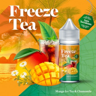 Concentré Mango Ice Tea & Chamomile 30ml Freeze Tea - Made In Vape (5 pièces)