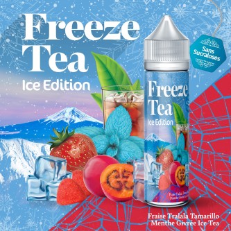 Fraise Tralala Tamarillo Menthe Givrée Ice Tea 50ml Freeze Tea Ice - Made in Vape
