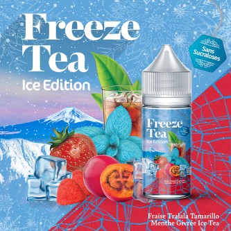 Concentré Fraise Tagada Tamarillo Menthe Givrée Ice Tea 30ml Freeze Tea Ice - Made in Vape (5 pièces)