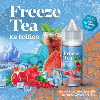 Concentré Goyave Grenade Groseille Menthe Givrée Ice Tea 30ml Freeze Tea Ice - Made in Vape (5 pièces)