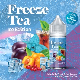 Concentré Mirabelle Prune Baies rouges Ice Tea 30ml Freeze Tea Ice by Made in Vape (5 pièces)
