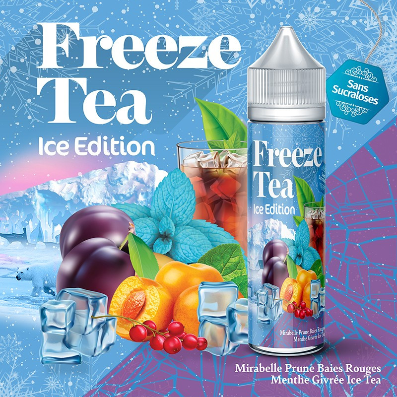 Mirabelle Prune Baies rouges Ice Tea 50ml Freeze Tea Ice by Made in Vape