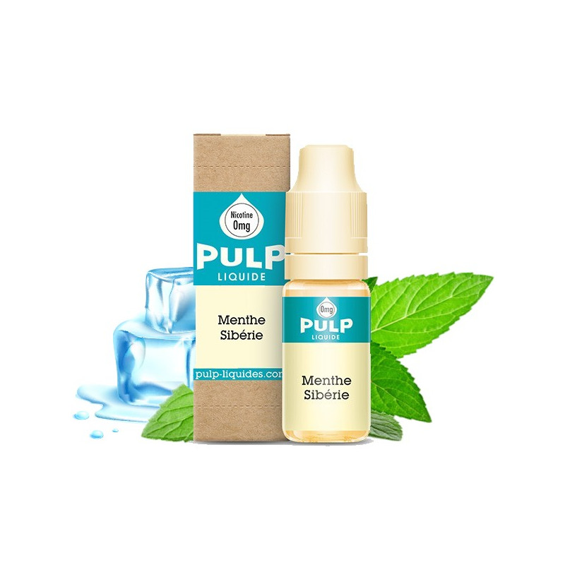 Menthe Sibérie 10ml Pulp (10 pièces)