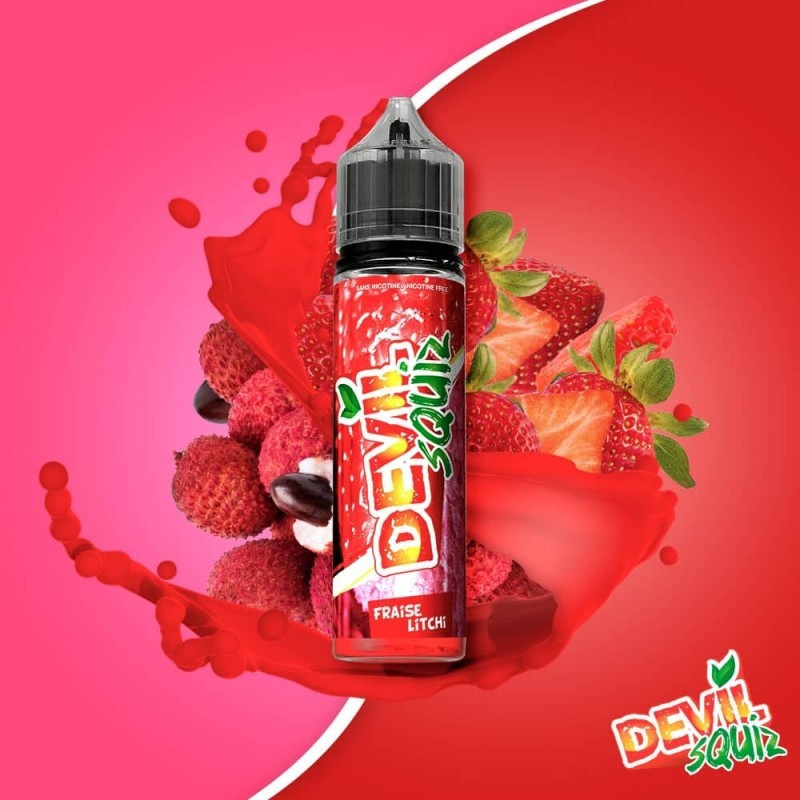 Fraise Litchi 50ml Devil Squiz by AVAP