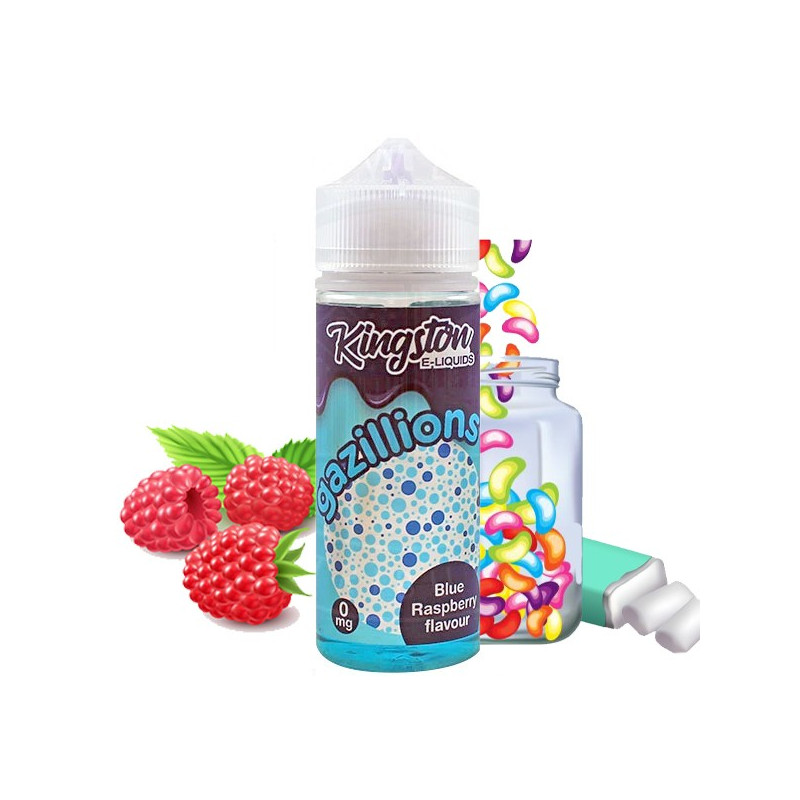 Blue Raspberry Flavor 100ml Gazillions by Kingston