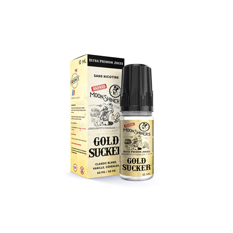 Moon Shiners : Gold Sucker 10ml Le French Liquide (6 pièces)