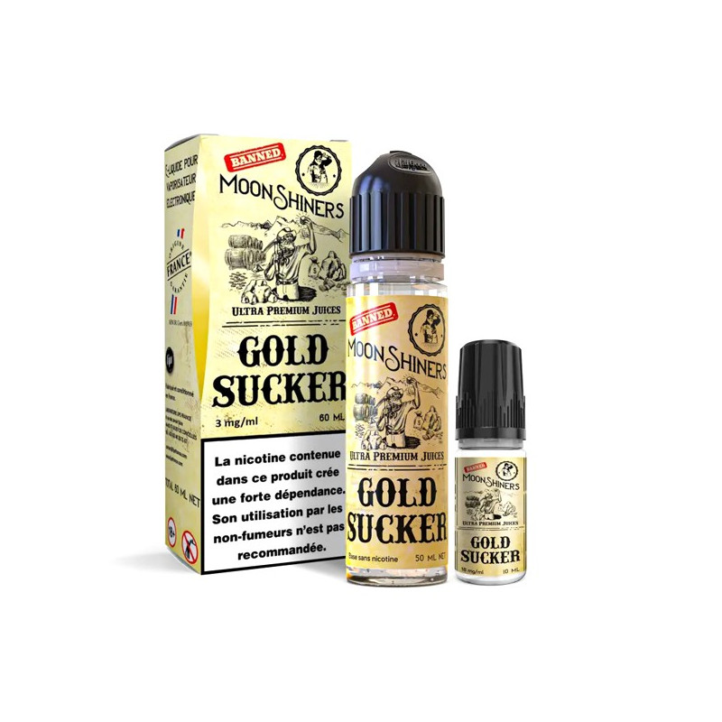 Kit Easy2Shake Moon Shiners : Gold Sucker 60ml Le French Liquide