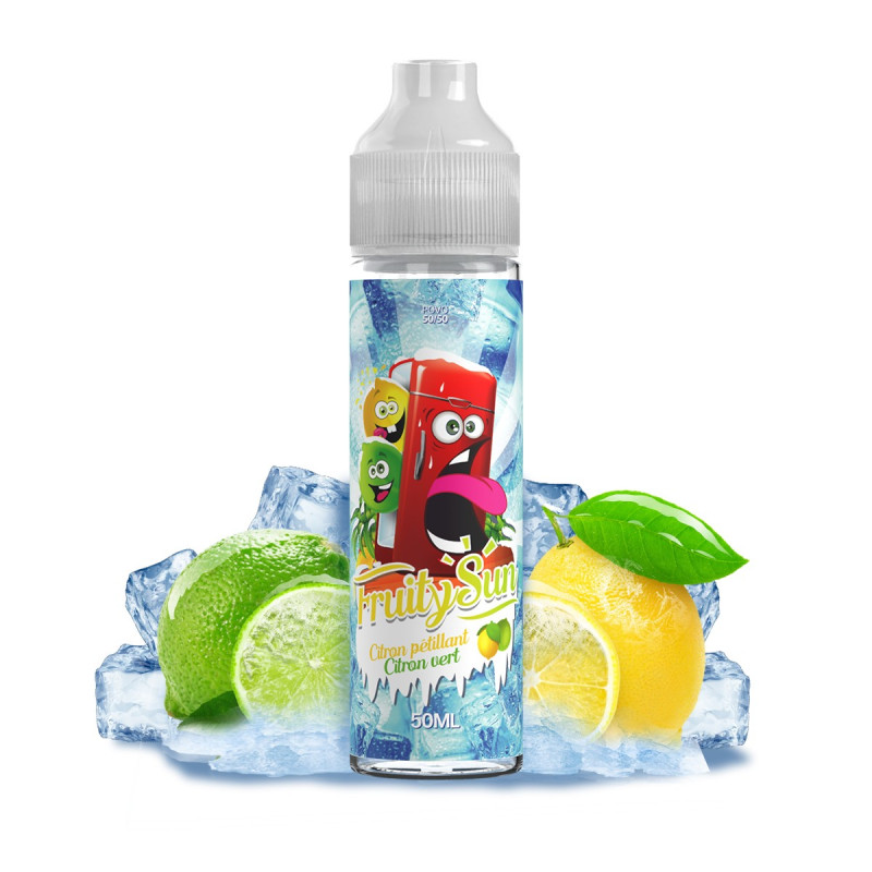 Citron pétillant Citron vert 50ml Fruity Sun