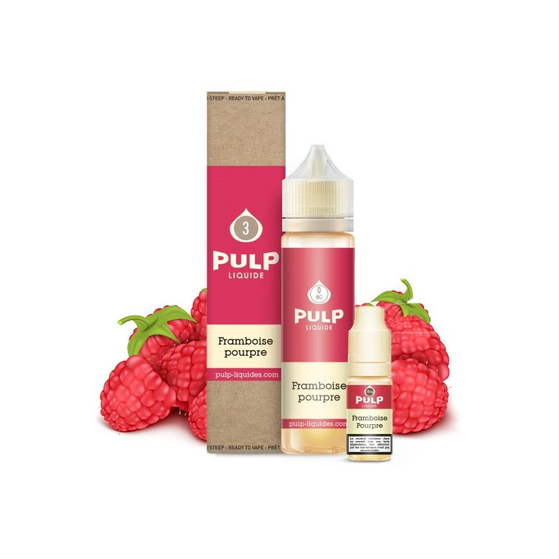 Pack Framboise pourpre 60ml Pulp