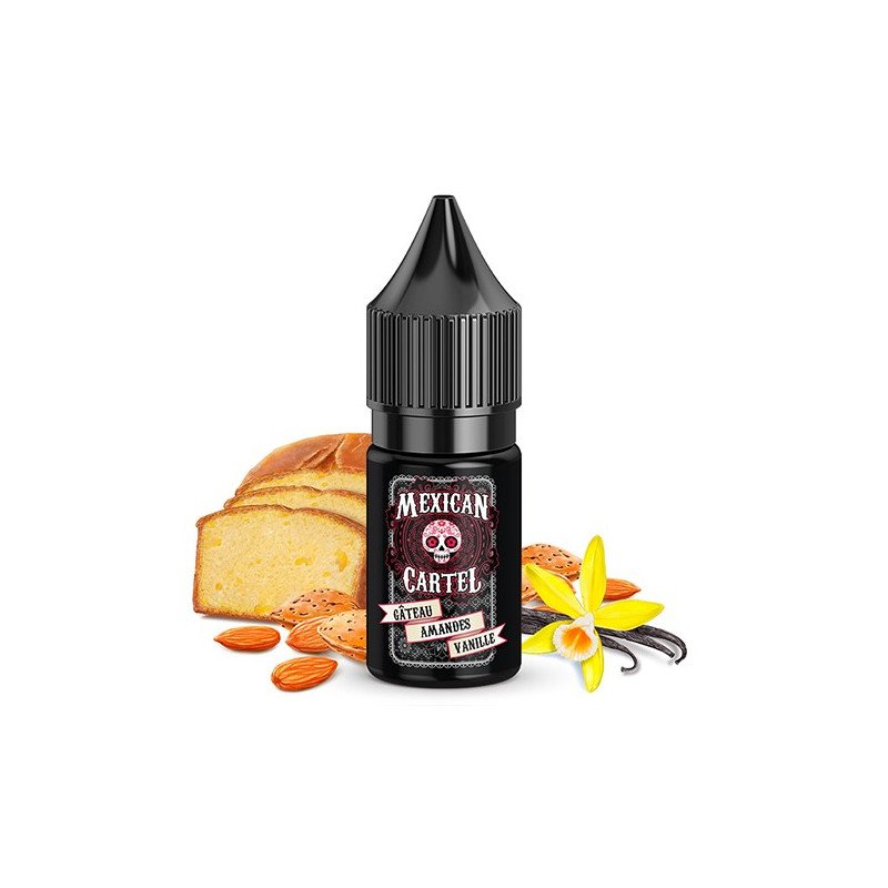 Concentré Gâteau Amandes Vanille 10ml Mexican Cartel (10 pièces)