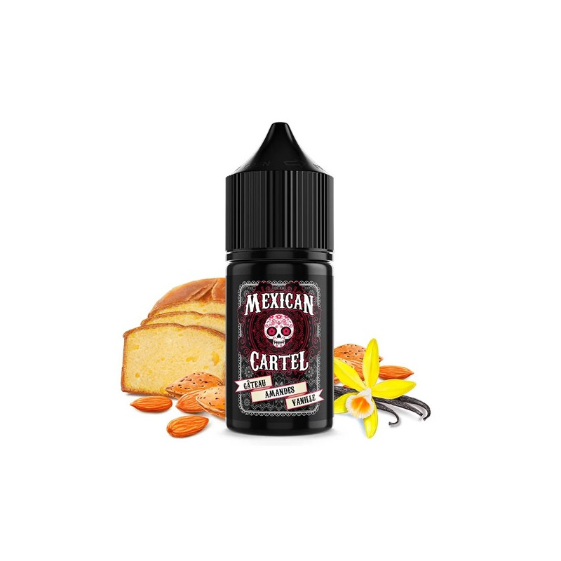 Concentré Gâteau Amandes Vanille 30ml Mexican Cartel (5 pièces)