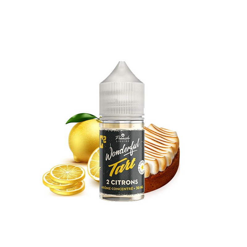 Concentré 2 Citrons 30ml Wonderful Tart by Le French Liquide (6 pièces)