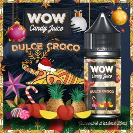 Concentré Dulce Croco 30ml WOW Candy Juice by Made in Vape (5 pièces)