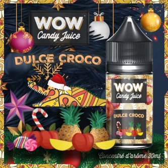 Concentré Dulce Croco 30ml WOW Candy Juice - Made in Vape (5 pièces)