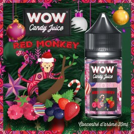 Concentré Red Monkey 30ml WOW Candy Juice by Made in Vape (5 pièces)